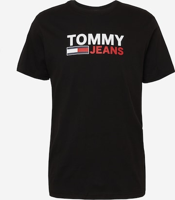 TOMMY HILFIGER - Camiseta en negro: frente