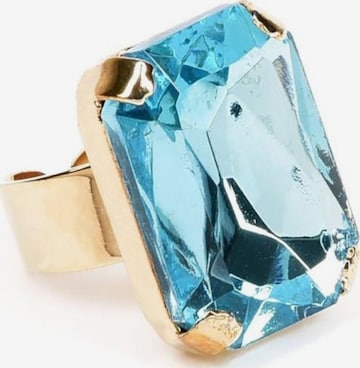 mėlyna Addicted2 Žiedas 'Celeste anello con cristallo acqua azzurra Swarovski': priekis