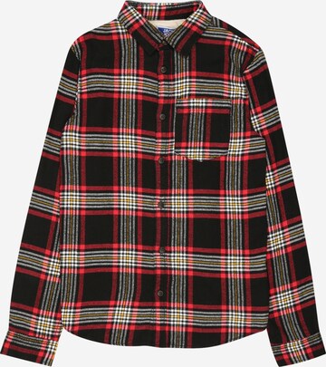 Jack & Jones Junior - Regular Fit Camisa 'OWEN' em preto: frente