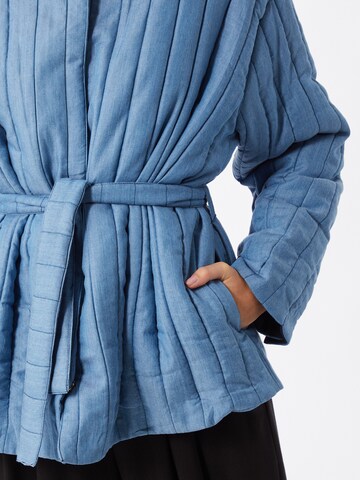 Bizance Paris Between-seasons coat 'Cala' in Blue