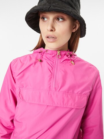 Urban Classics Between-Season Jacket in Pink