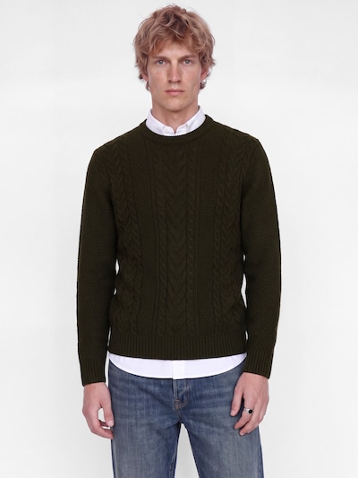 Pullover 'JJJAMES' in S JACK & JONES di colore marrone scuro, Visualizzazione prodotti