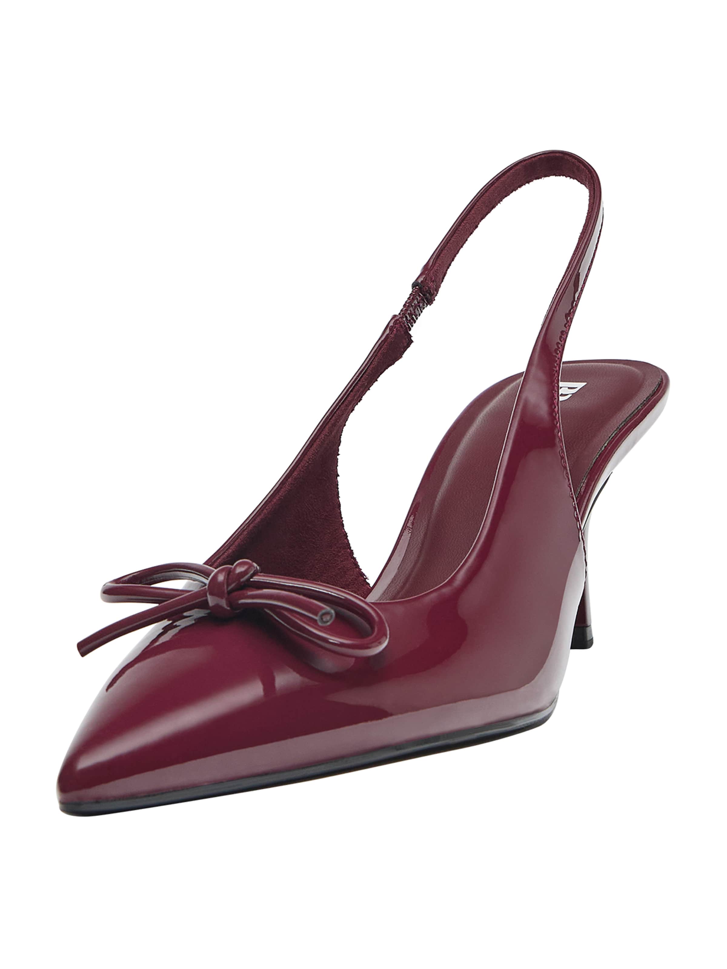 Pull&amp;Bear Slingpumps in Bruin: voorkant