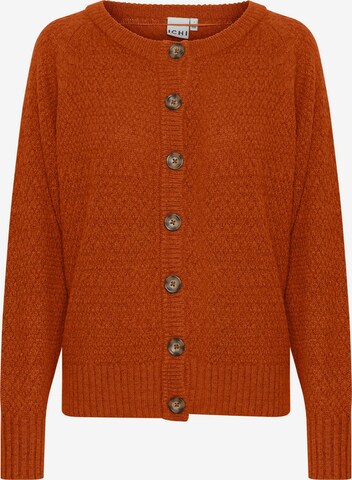 ICHI Knit Cardigan ' ODANSA ' in Orange: front