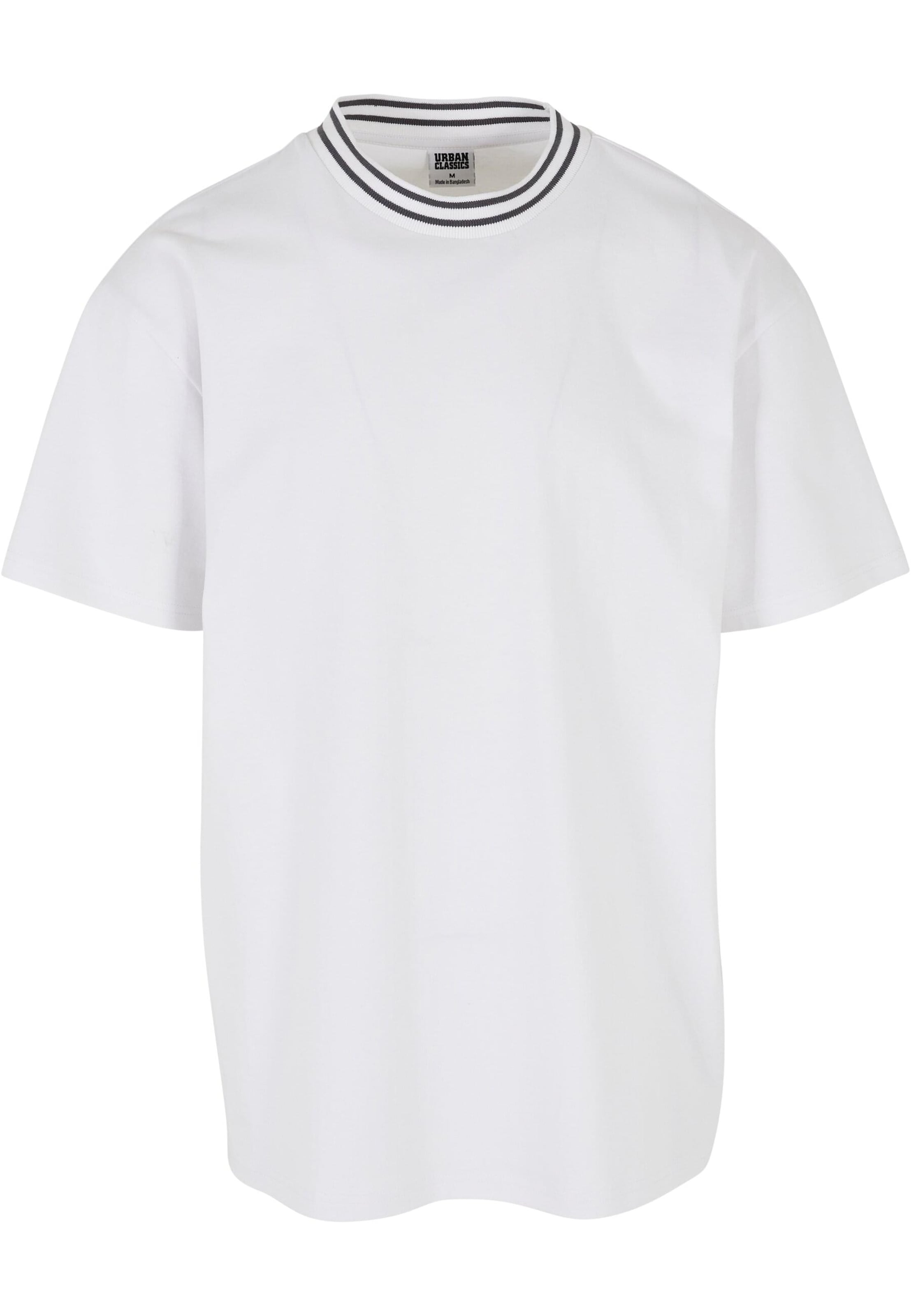 Urban Classics - Camiseta 'Kicker' en blanco: frente