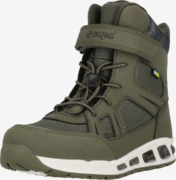 ZigZag Snowboots 'Clementu' in Grün: Vorderseite