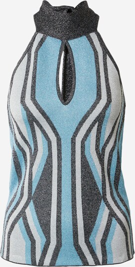 Karen Millen Top in Light blue / Anthracite / Light grey, Item view