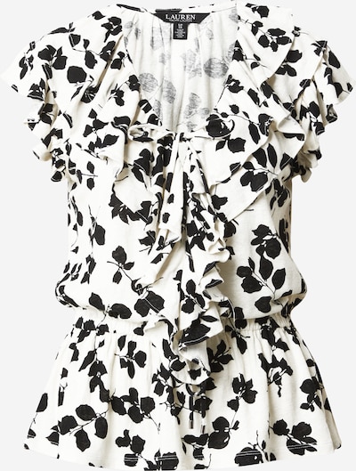 Lauren Ralph Lauren Shirts 'TINSHELLY' i sort / hvid, Produktvisning