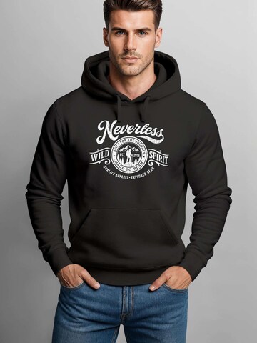 Neverless Sweatshirt 'Wild Spirit' in Black