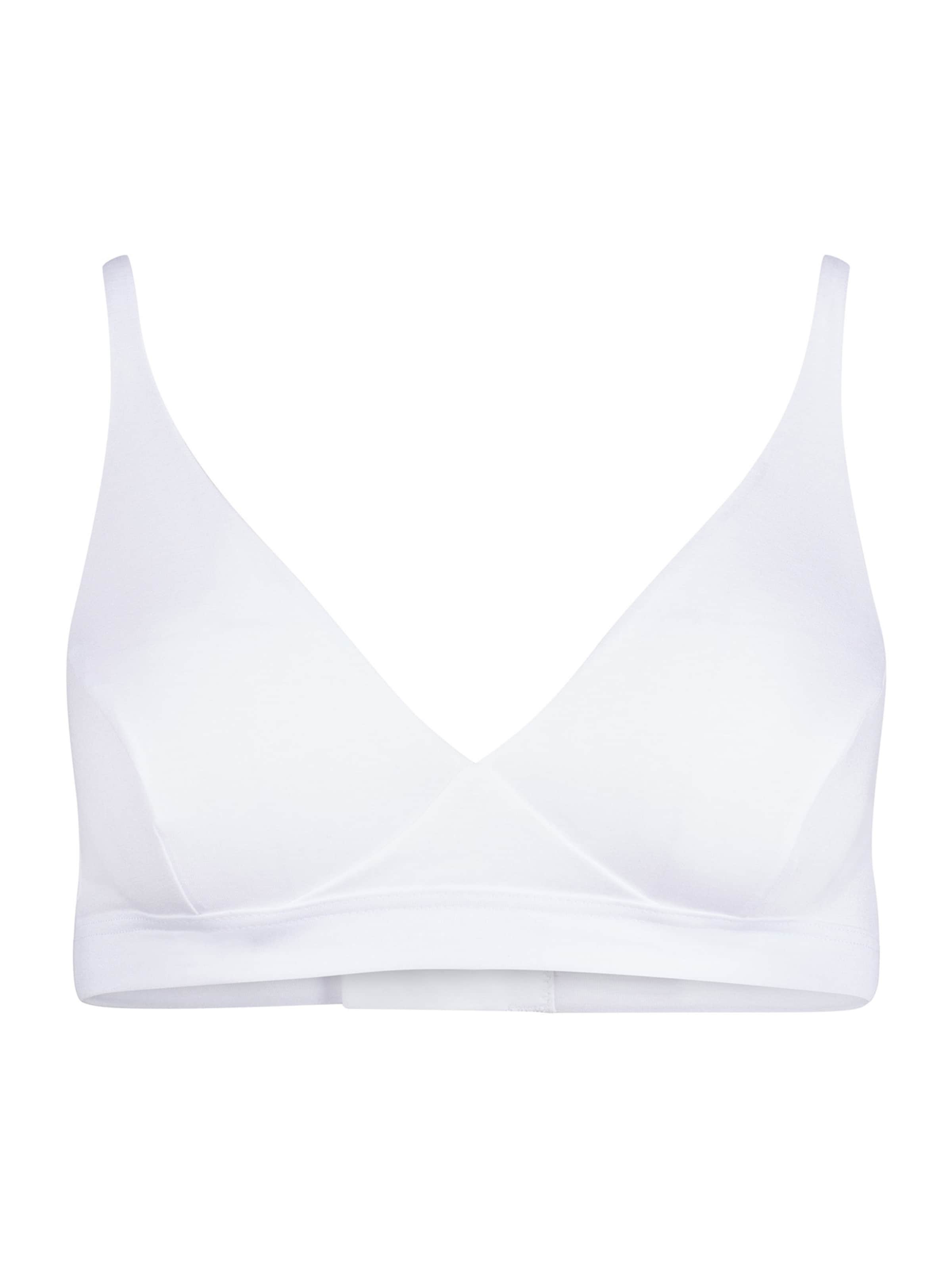 HUBER T-shirt Bra ' Soft Modal ' in White: front