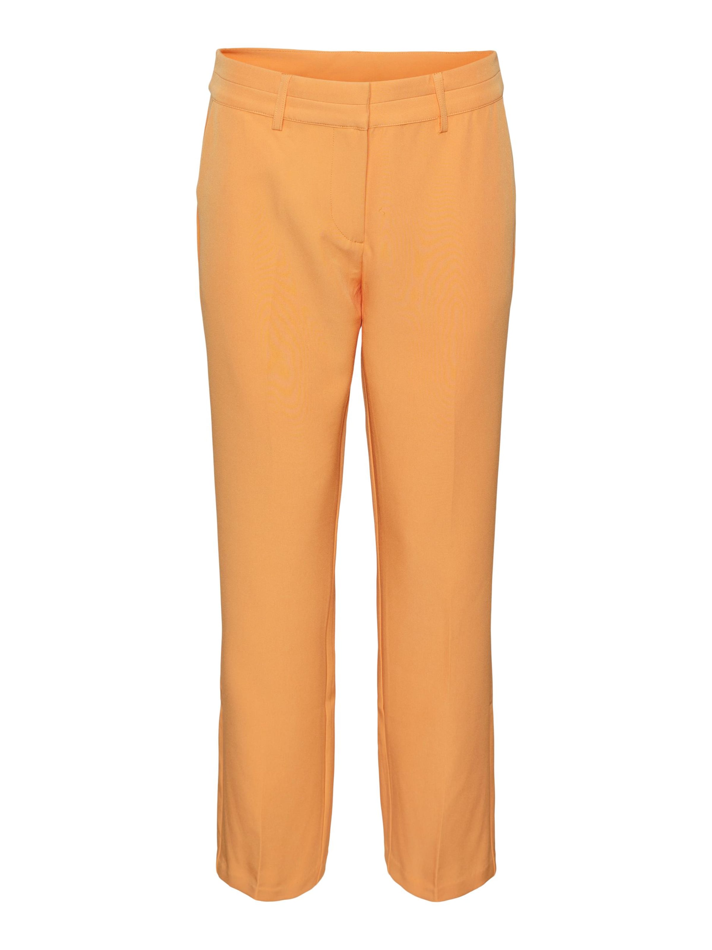 Pantalon à plis 'BLURIS' YAS en orange : devant