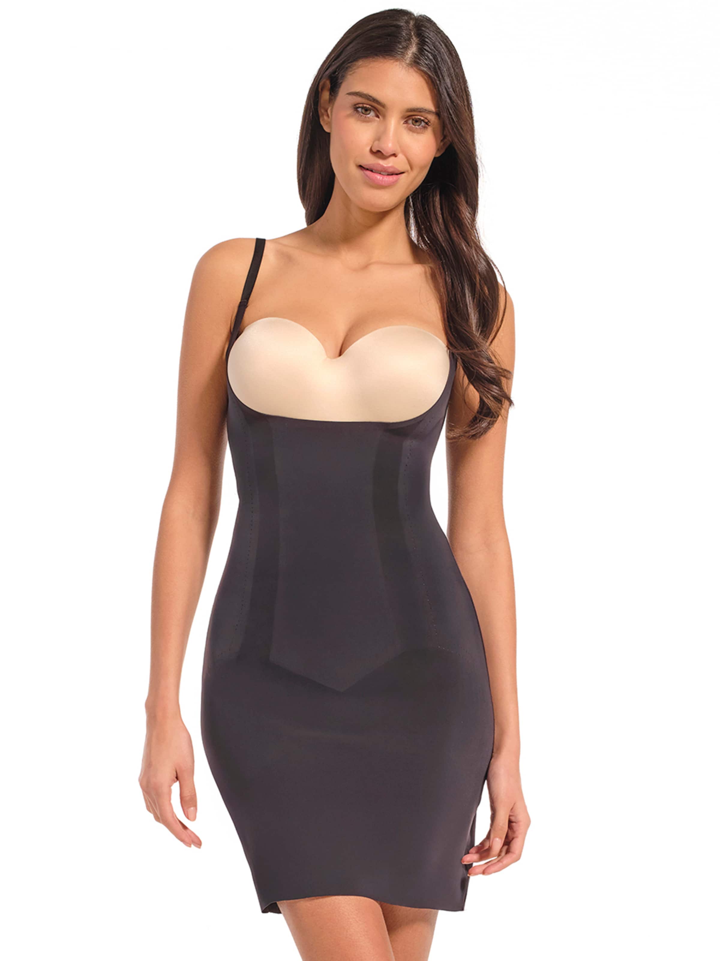 Robe gainante 'Dream' MAGIC Bodyfashion en noir : devant