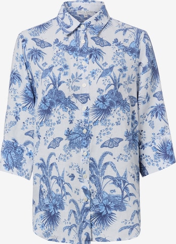 Marie Lund Blouse 'Rihab' in Blue: front