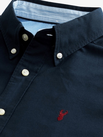 Next Slim fit Button Up Shirt in Blue