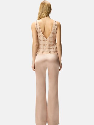 Top 'PINKO QUANDONG TOP TULLE FULL RICAMO CRISTALLI TOP' di PINKO in rosa