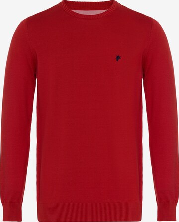 DENIM CULTURE PULLOVER ' NEROLI ' in Rot: predná strana