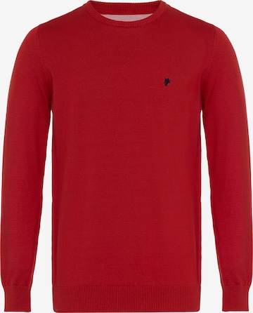 DENIM CULTURE - Pullover ' NEROLI ' em vermelho: frente