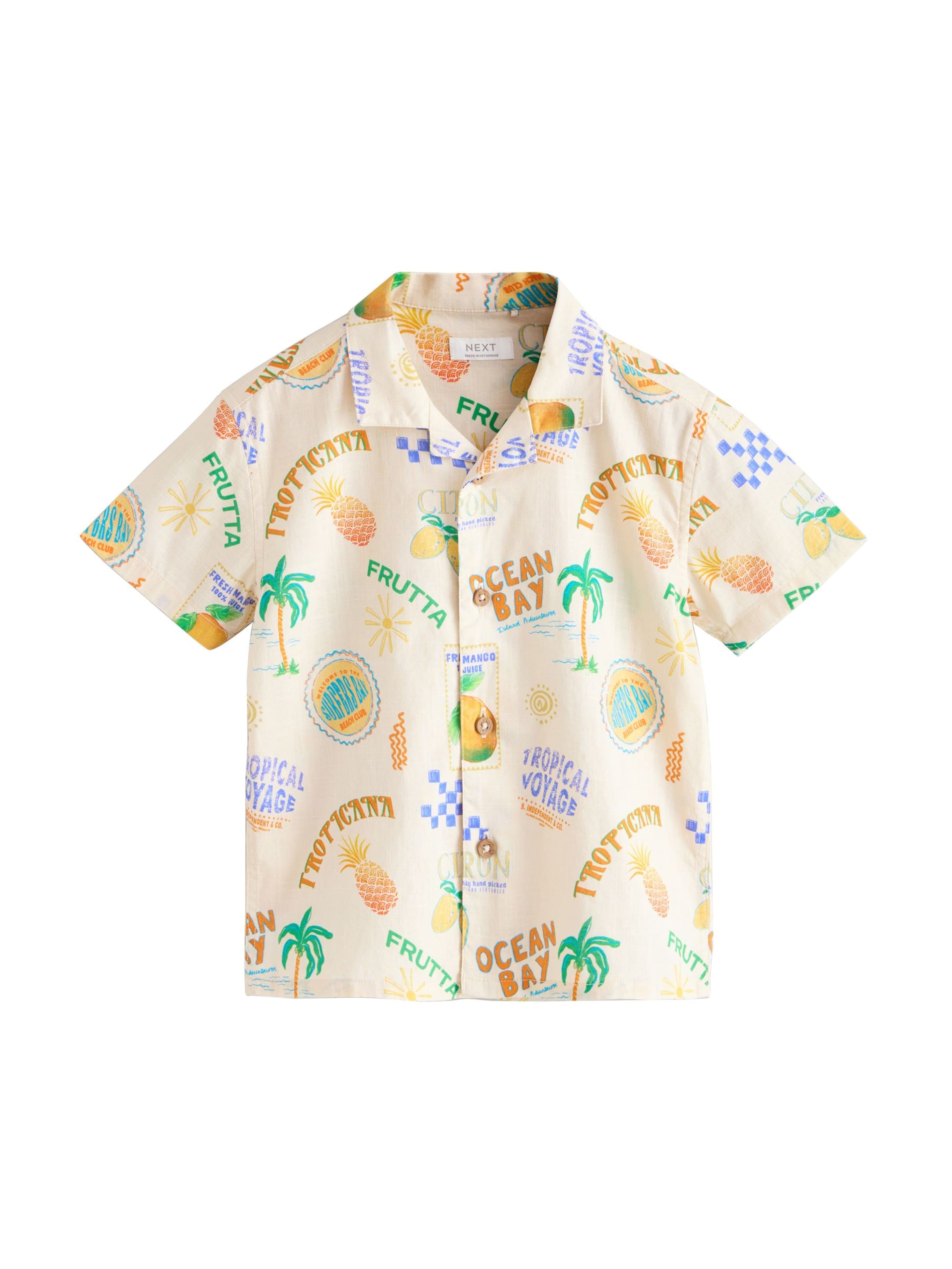 Next Hemd in Beige: Vorderseite