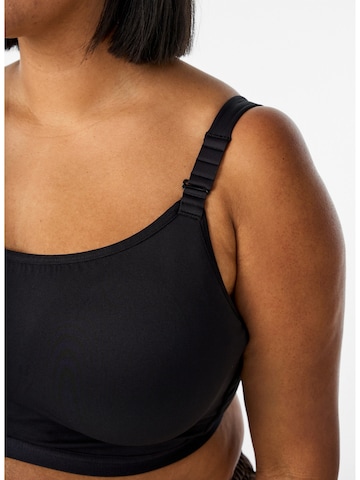 Active by Zizzi - Bustier Sujetador 'Ahelene' en negro