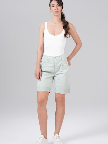 Wide Leg Pantalon M.O.D MIRACLE OF DENIM en vert : devant