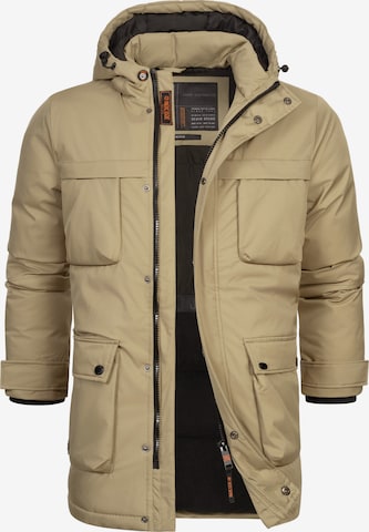Manteau d’hiver 'INTardil' INDICODE JEANS en vert : devant