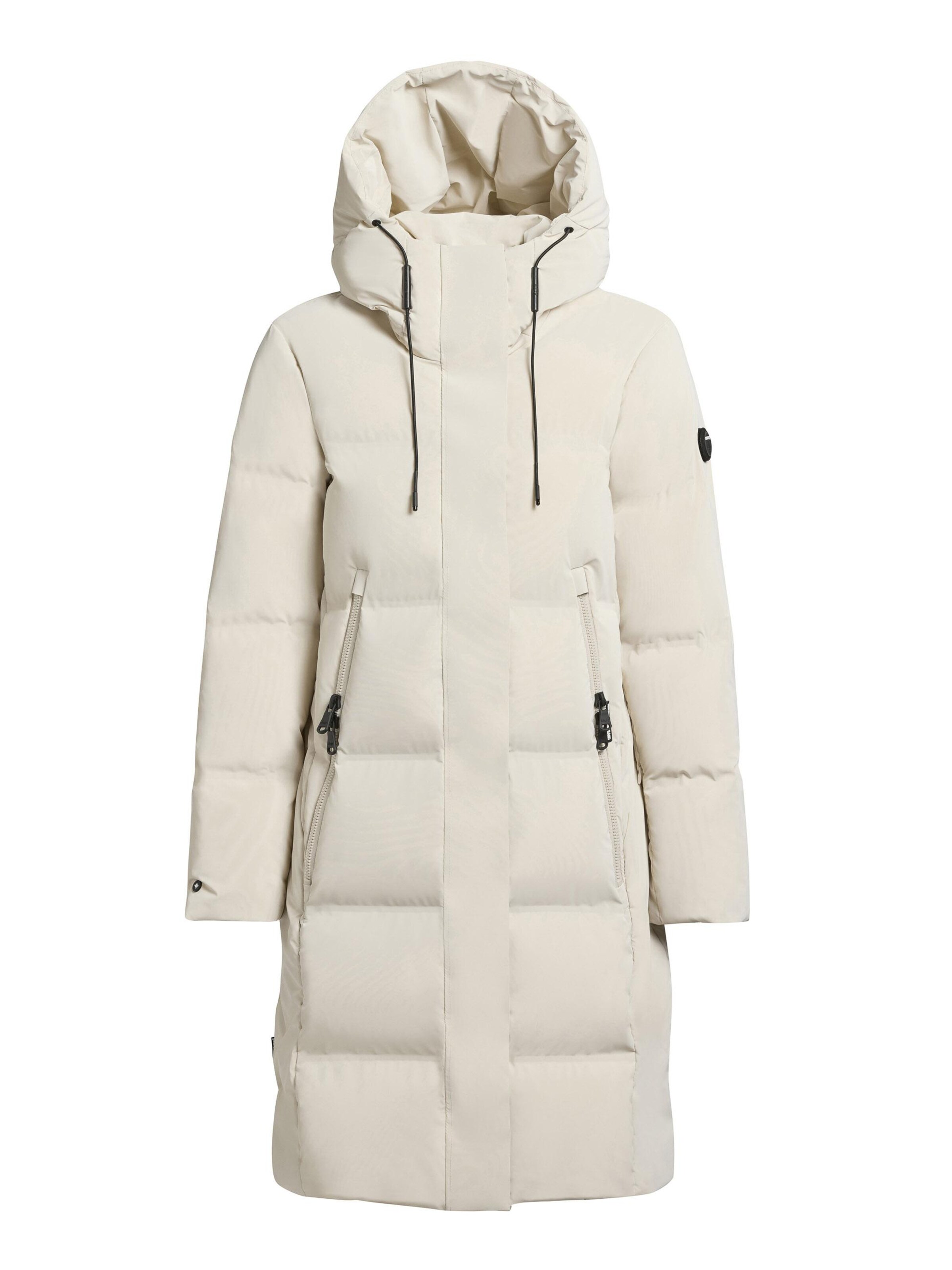 khujo Wintermantel in Wit: voorkant