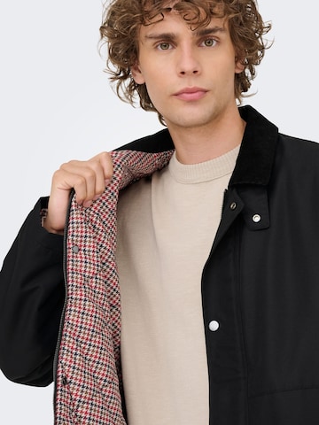 Only & Sons Tussenjas 'ONSKOSMO' in Zwart