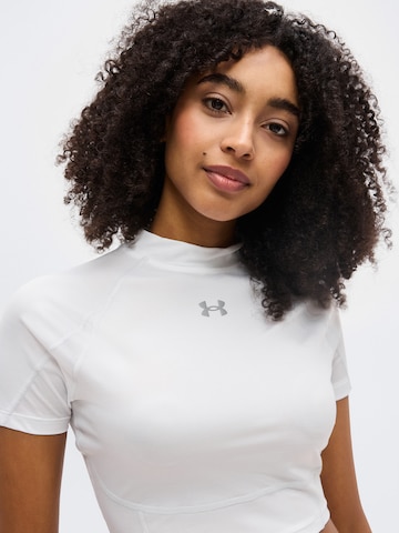 UNDER ARMOUR Λειτουργικό μπλουζάκι 'Elite' σε λευκό
