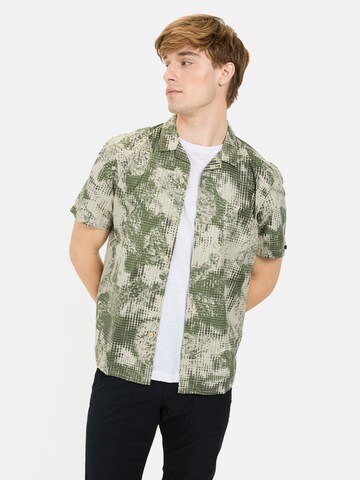 CAMEL ACTIVE Regular fit Button Up Shirt in Green: front