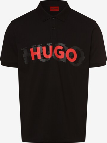 HUGO - Camiseta 'Dristofano' en negro: frente