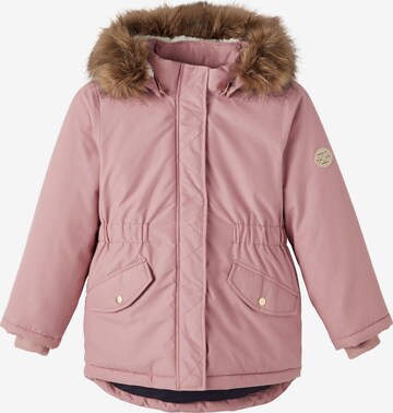NAME ITPrijelazna jakna 'MACE' - roza boja: prednji dio