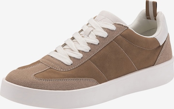 Baskets basses 'Fosl-0170' Ombre en marron : devant