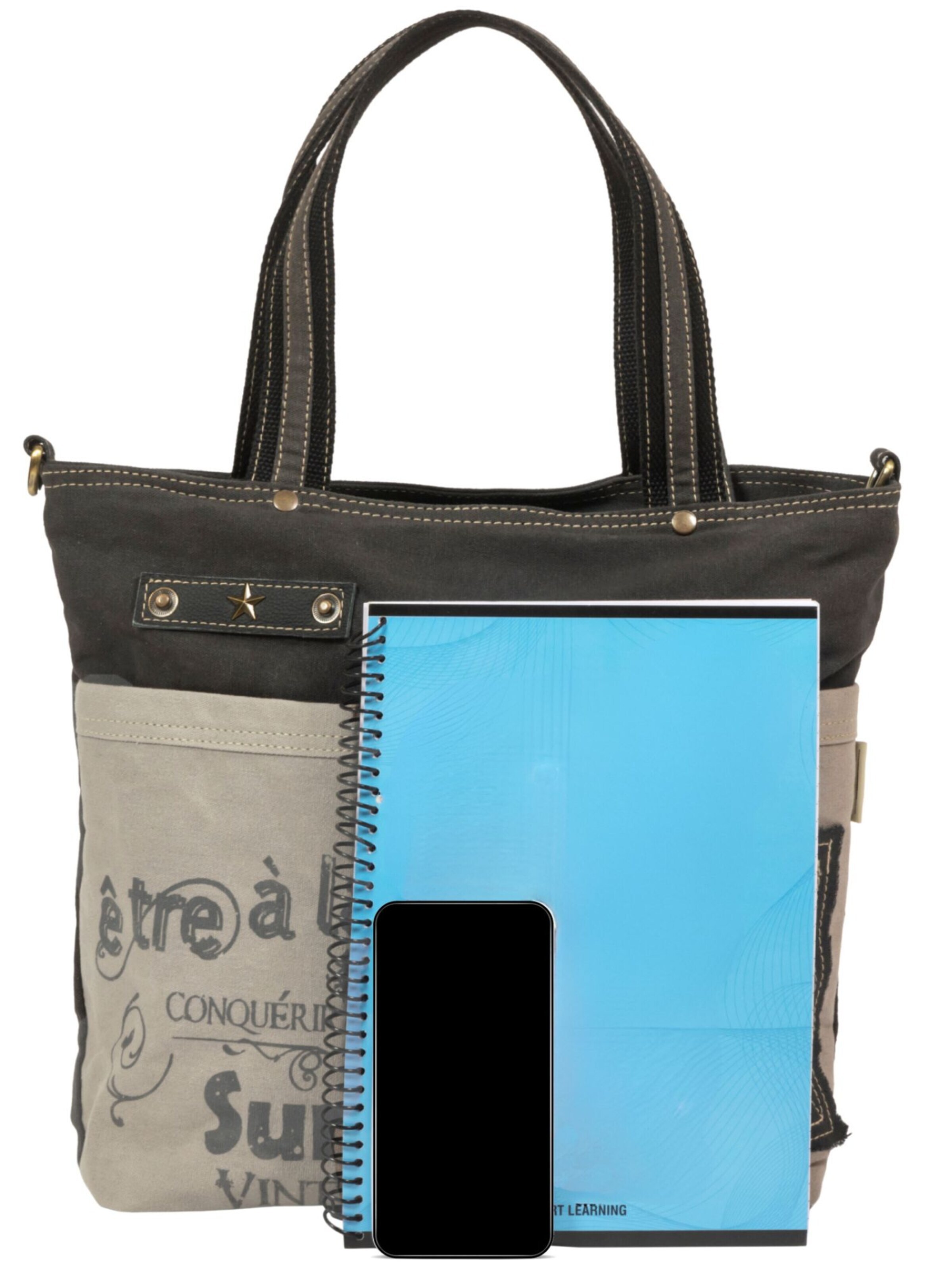 Sunsa Handbag 'Sunsa' in Grey