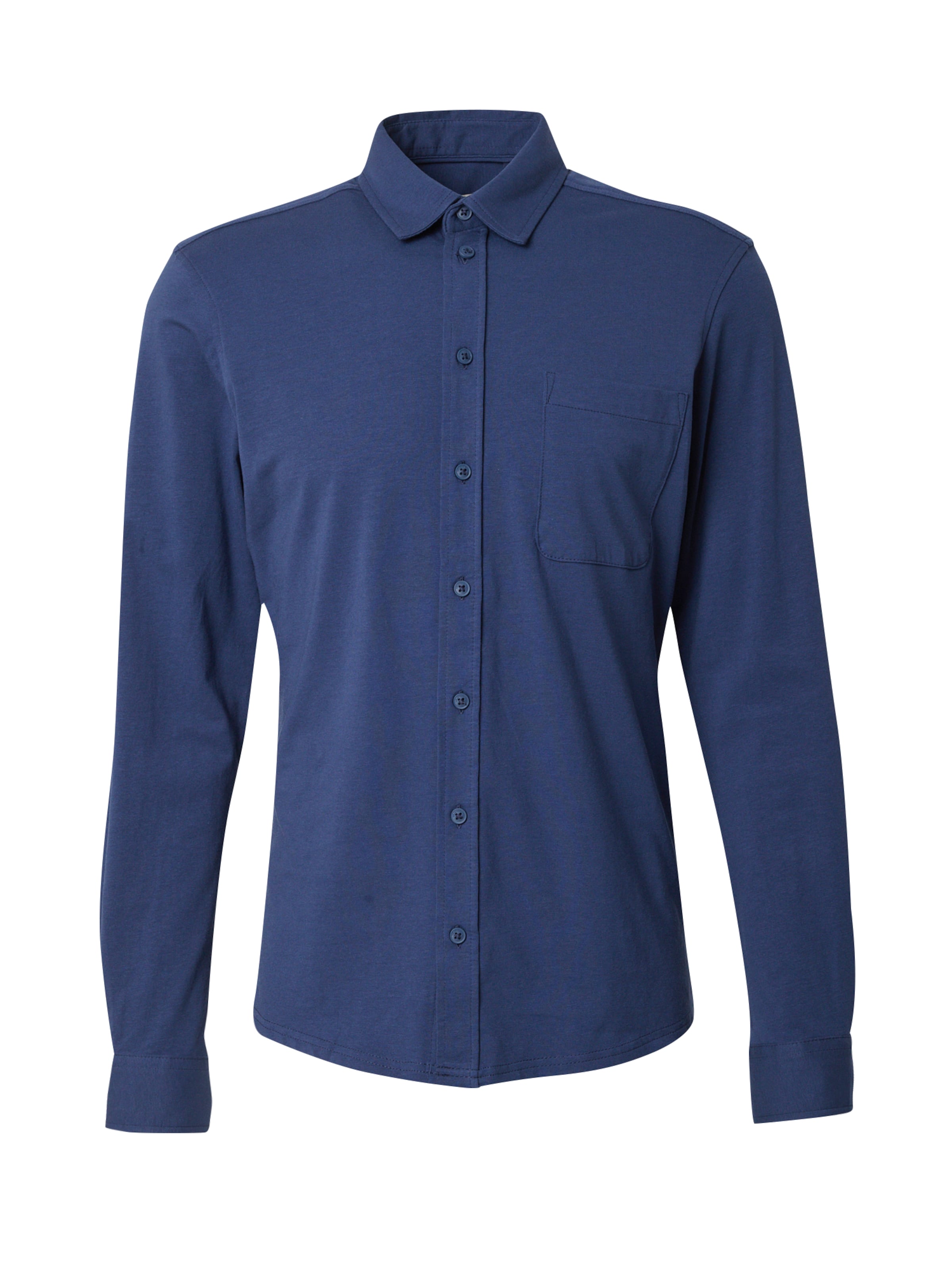 BLEND Regular Fit Skjorte 'BHALO' i blå: forside