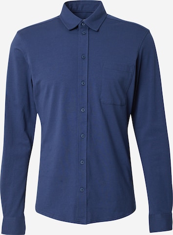 BLEND Button Up Shirt 'BHALO' in Blue: front