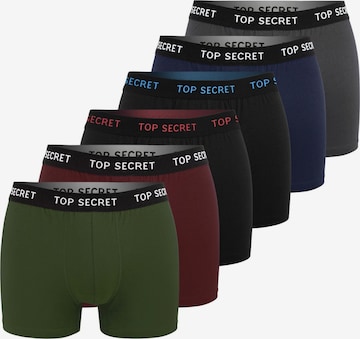 Boxers Top Secret en mélange de couleurs : devant