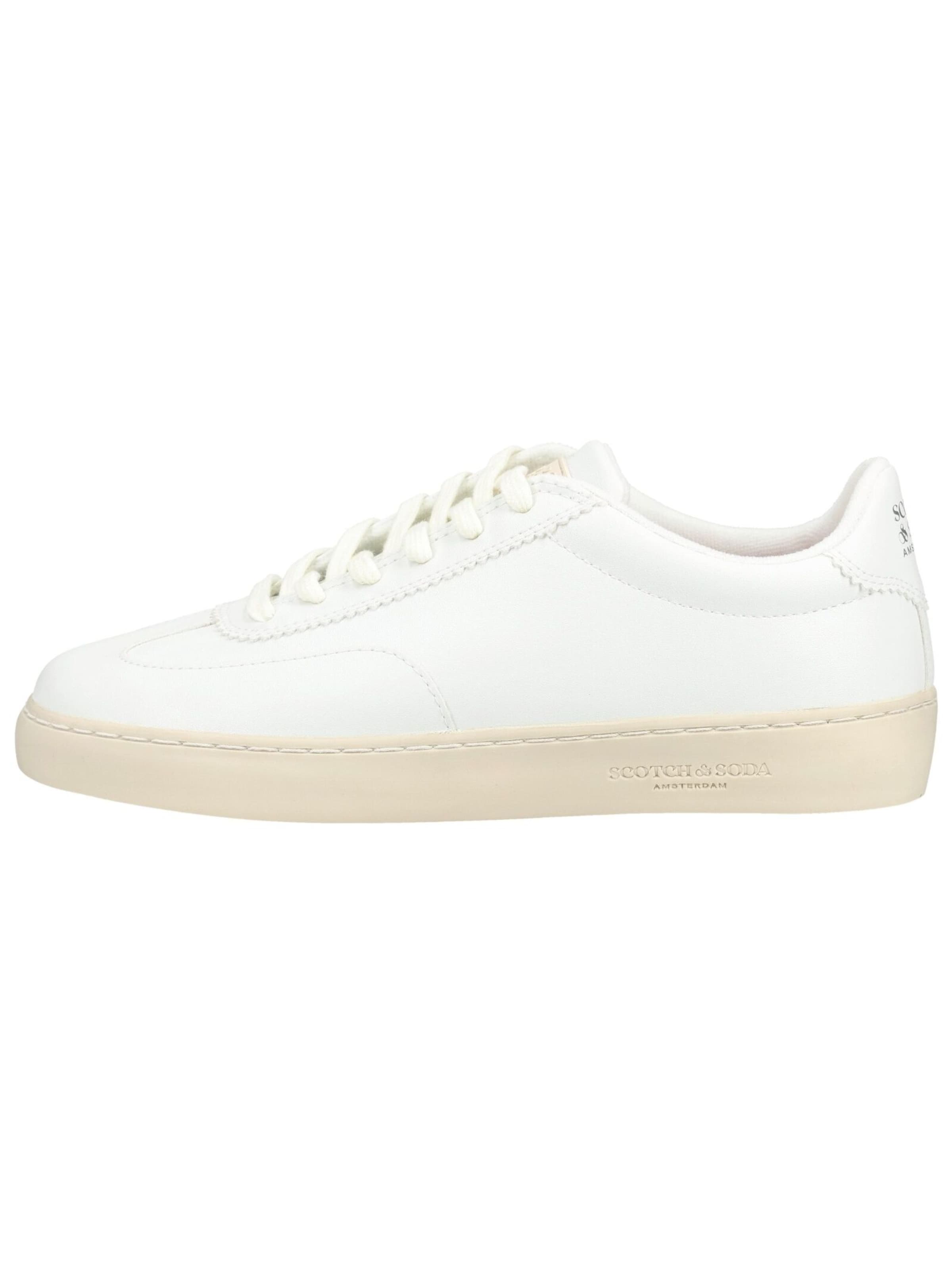 Baskets basses SCOTCH & SODA en blanc