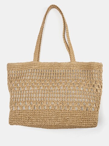 Pull&Bear Torba shopper w kolorze beżowy