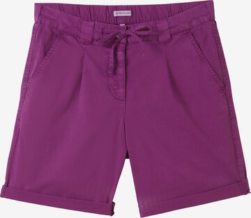 TOM TAILOR Shorts in Lila: predná strana