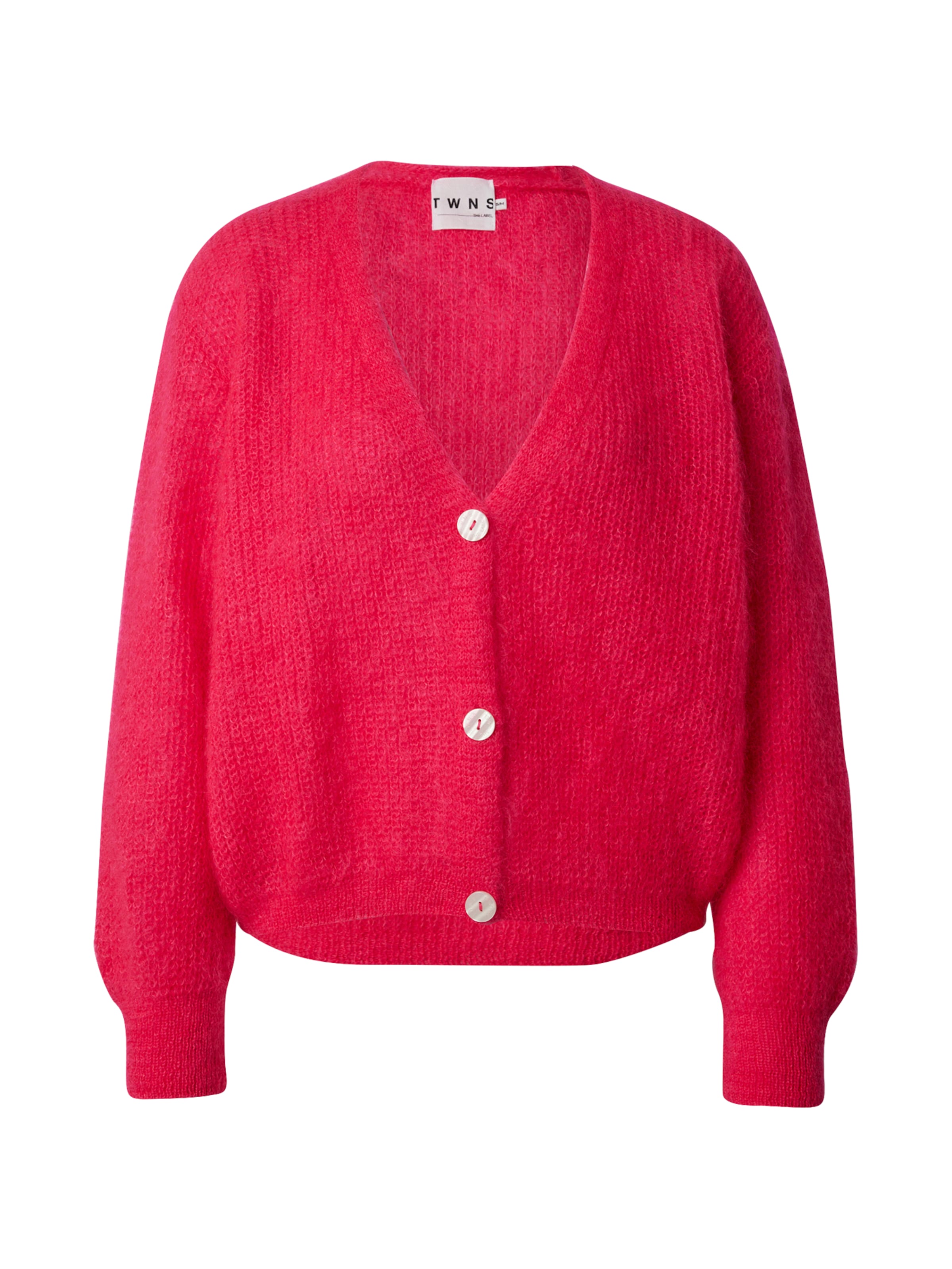 TWNS THE LABEL Knit cardigan 'Erie' in Pink: front