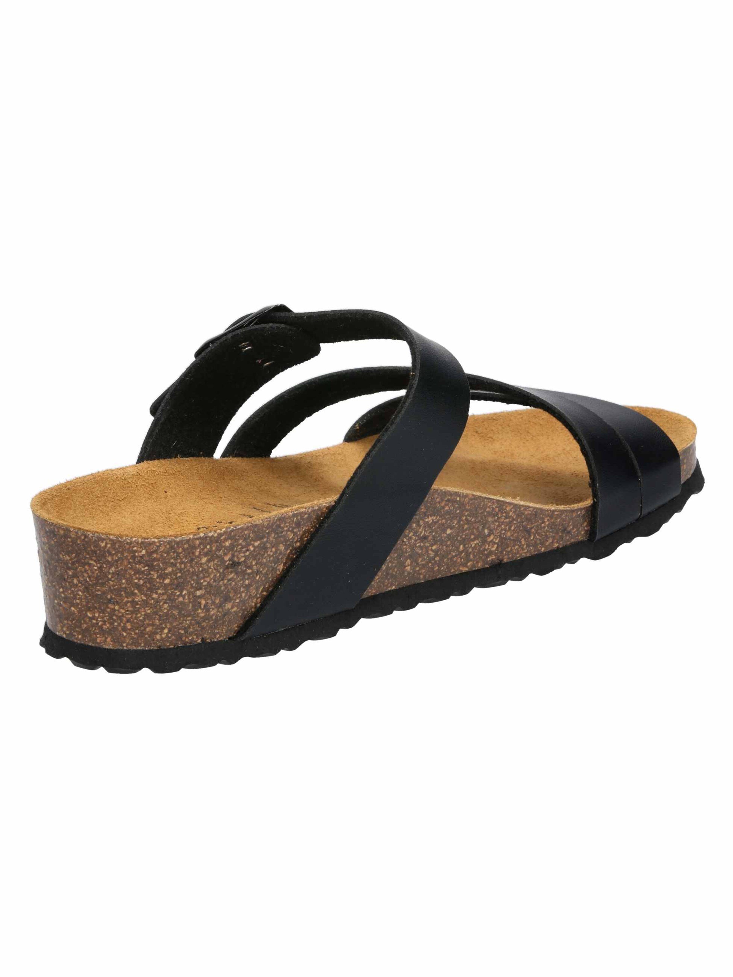 LICO Mules 'Natural Glitter' in Black