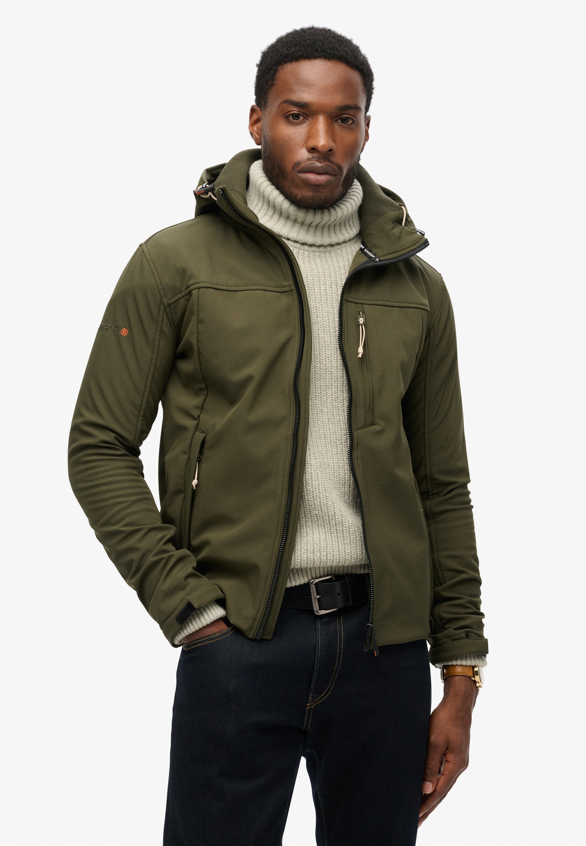 Superdry Jacke in Grün: Vorderseite