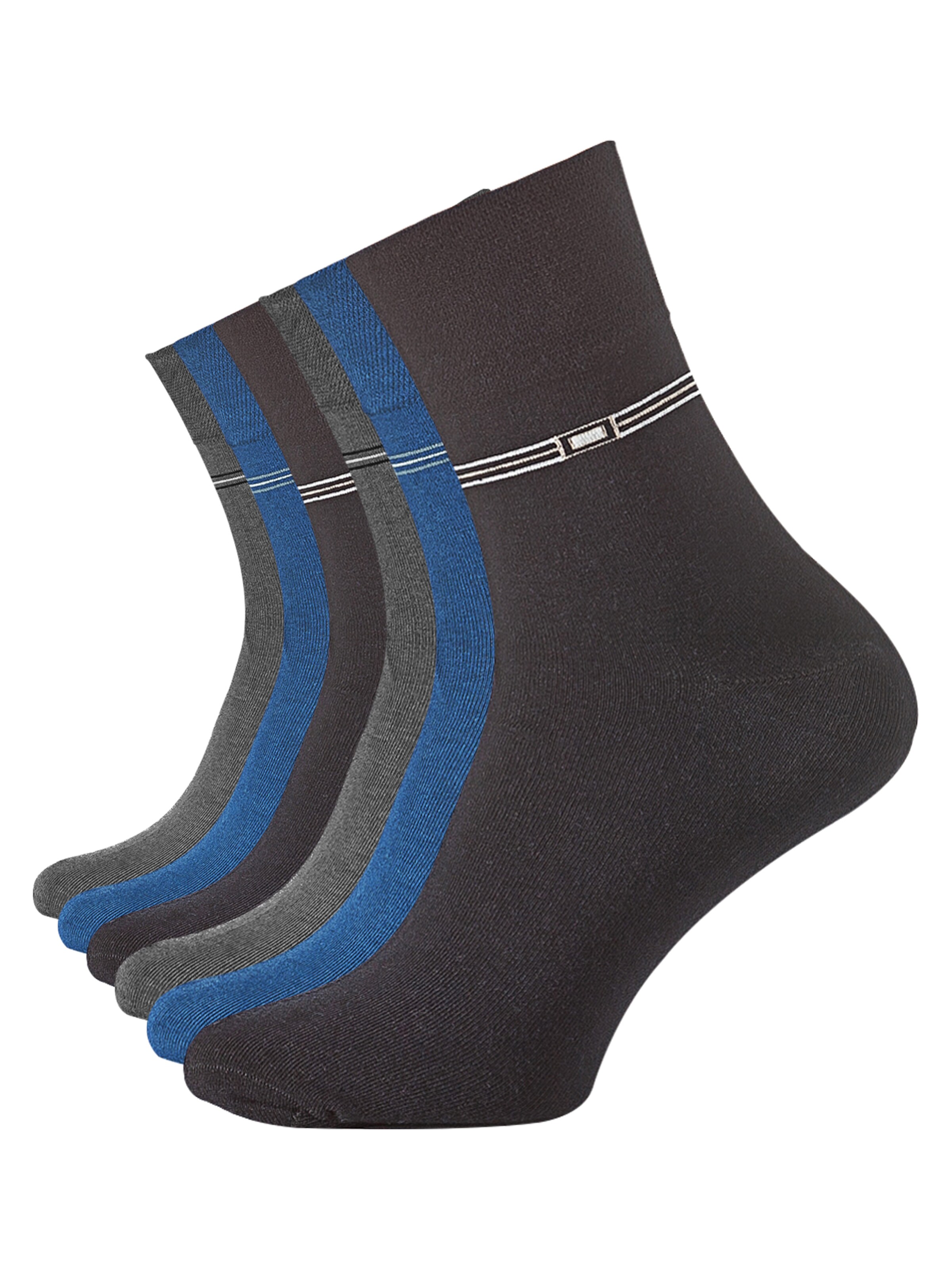 Cotton Prime - Meias em azul: frente