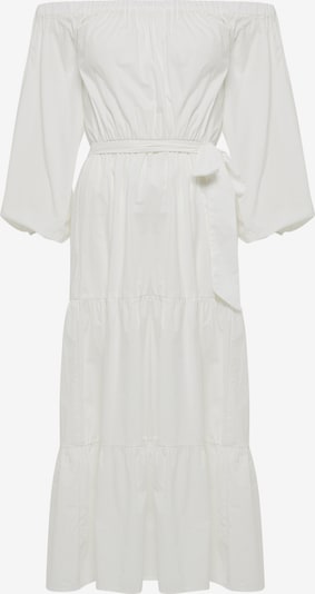 Rochie 'LIAH' Tussah pe alb, Vizualizare produs