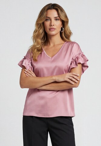 usha BLACK LABEL Blouse in Pink: front
