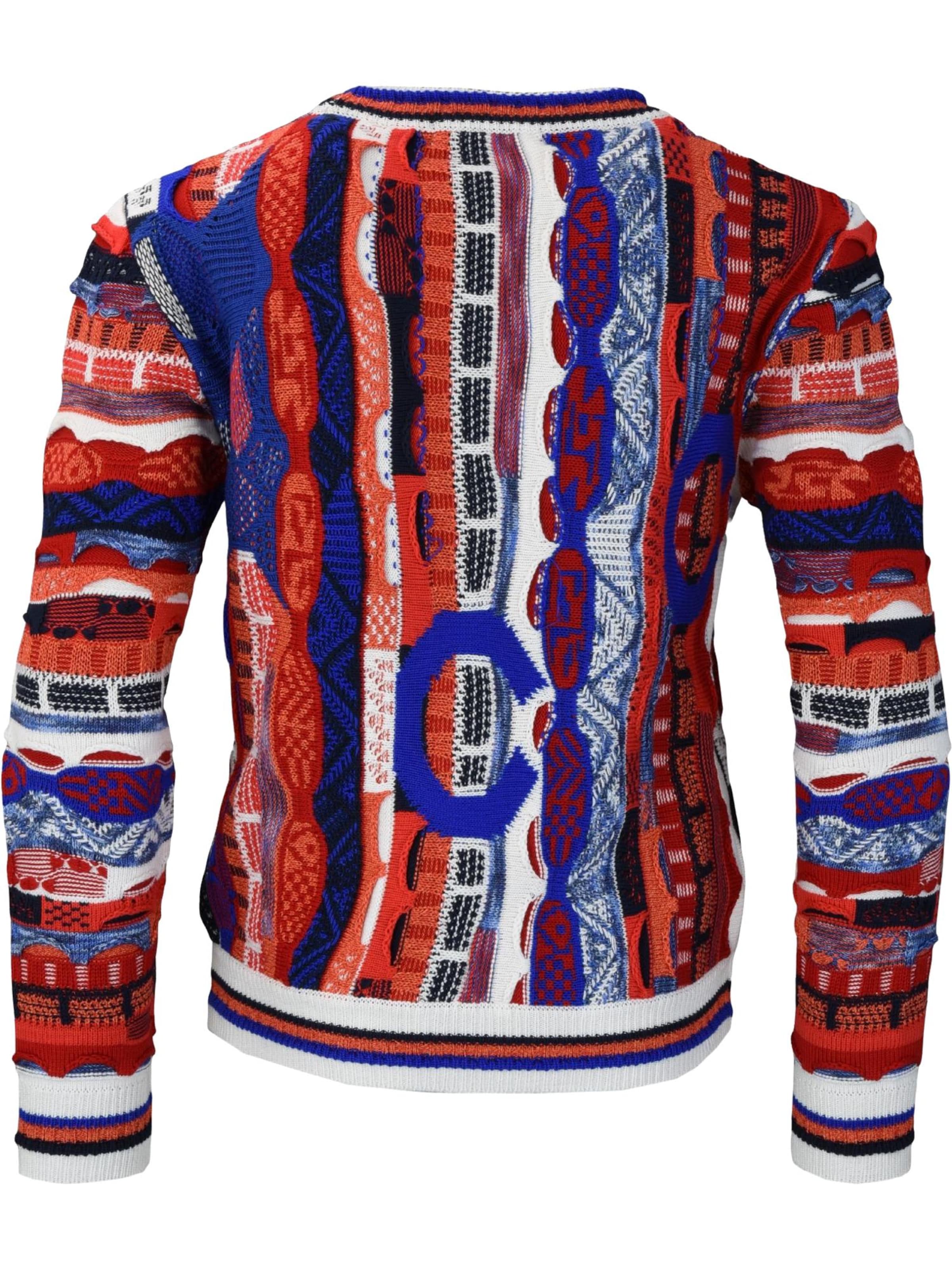 Pull-over 'Casatta' Carlo Colucci en mélange de couleurs