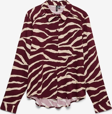 Vero Moda Curve Blouse 'VMMaddie' in Rood: voorkant