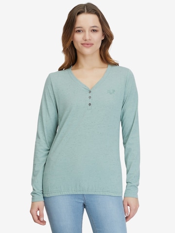 Ragwear Shirt 'Pinkki' in Groen: voorkant