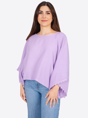 Seasons of April Blouse in Purple