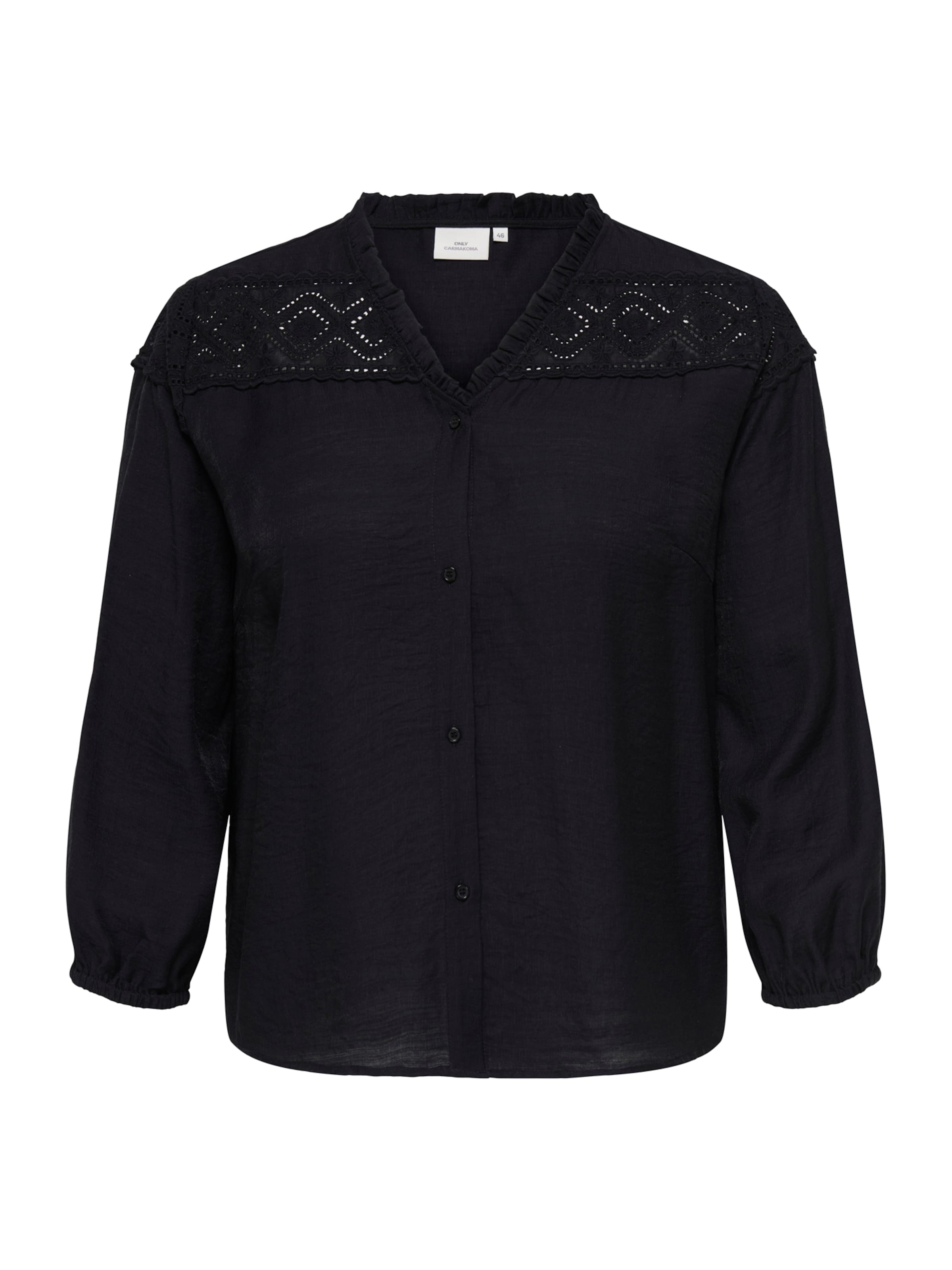 ONLY Carmakoma Блузка 'CARSimme' в Черный: спереди